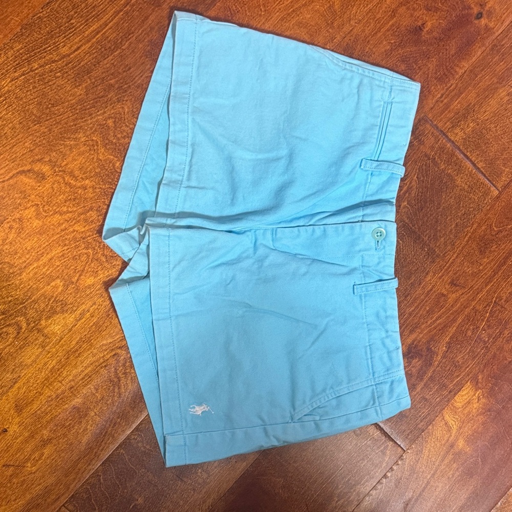 Ralph Lauren Light Blue High-Waist Women's Shorts